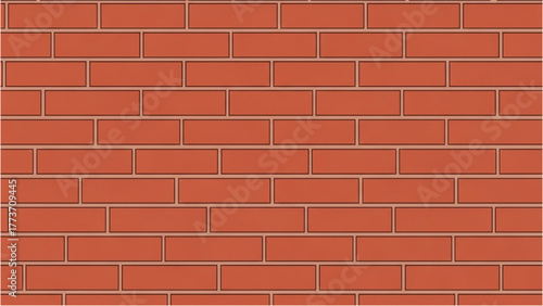 Seamless red brick wall texture background for architectural designs and building materials, perfect for construction projects and rustic backdrops
