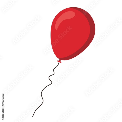 red balloons for decoration