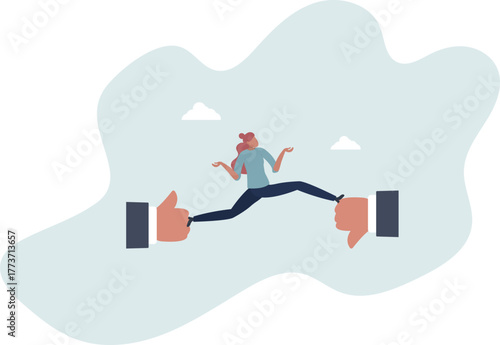 Performance evaluation, customer feedback or business decision making, customer satisfaction, opinion or service quality concept.life and employment of people.