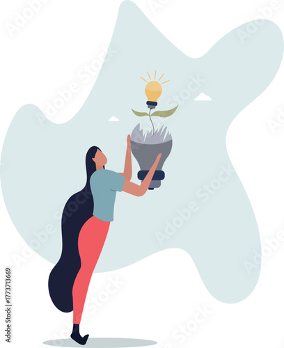 Fail to success, aspiration and effort to invent new innovation, learn from mistake or motivation to success.life and employment of people.