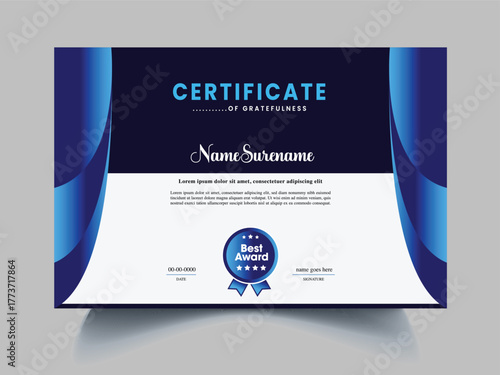 certificate design template