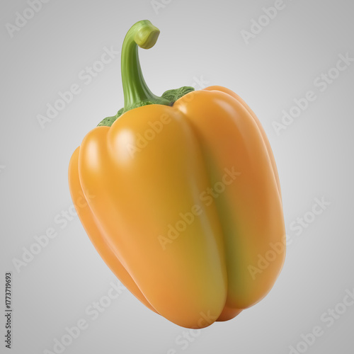 Fresh Orange Bell Pepper