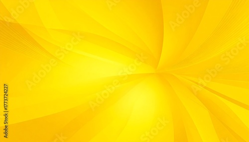 Swirling yellow abstract with light and shadow effects