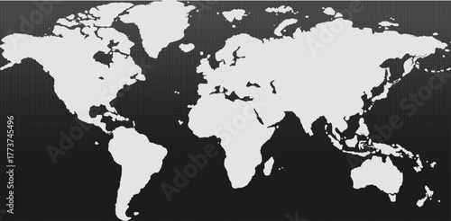 world map high quality vector illustration	