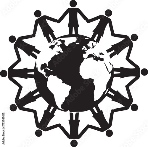 International volunteer day global unity people around earth diverse community helping hands support