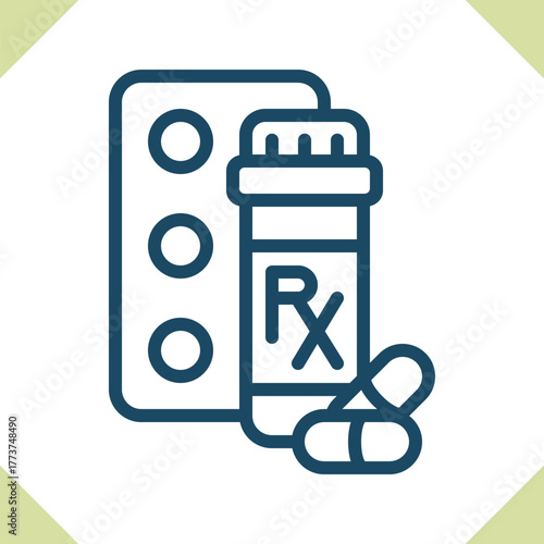 Pill Bottle Icon