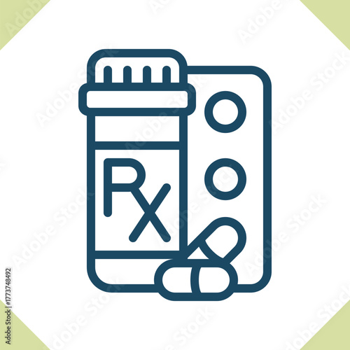 Pill Bottle Icon