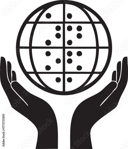 "Braille Globe – Inclusive World Representation"