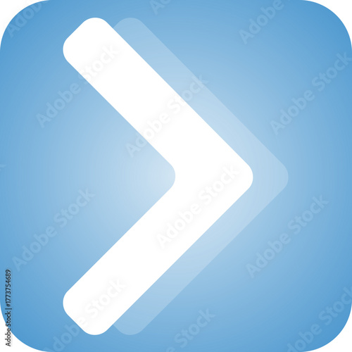 doppia freccia destra gradiente blu