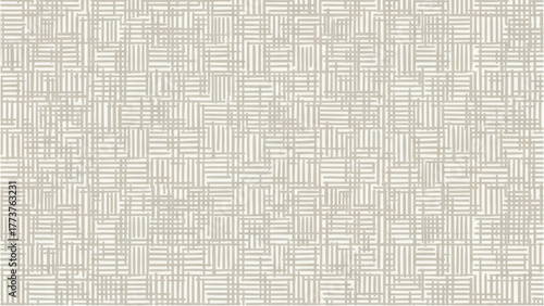 Abstract geometric pattern with subtle woven texture in light beige tones, ideal for modern design backdrops