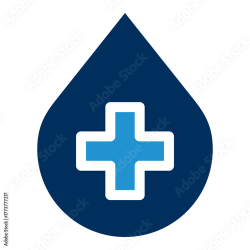 BLOOD Blue Color Icon