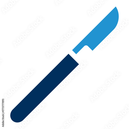 SCALPEL Blue Color Icon