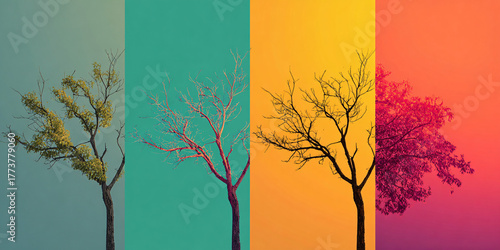 Ethereal Minimalist Conceptual Capture of Intricate Tree Branch Revealing Nature's Profound Elegance