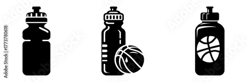 Water Bottles and Basketballs: Sports and Hydration Essentials.