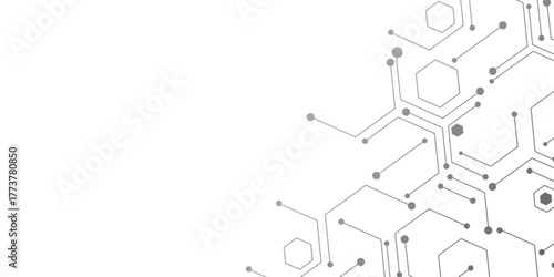 Abstract digital technology background with grey futuristic high tech concept. Modern background concept for covers, banners, presentations, certificates, brochures and websites. VOL. 4