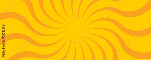 Pop art yellow comic book cartoon magazine cover. Cartoon cute retro Strip pattern mock up. Vector halftone illustration, comic. eps10