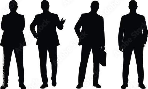 Professional Businessman SilhouettesProfessional Businessman Silhouettes