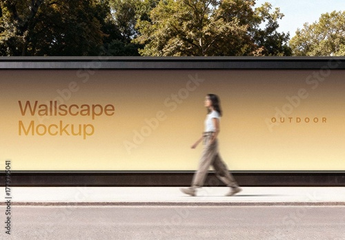 Outdoor Wallscape Mockup