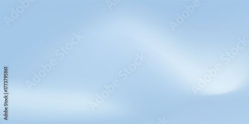 Blue studio room. Limbo light background. Abstract 3d backdrop for product presentation. Minimal wall scene. Showcase, promotion display