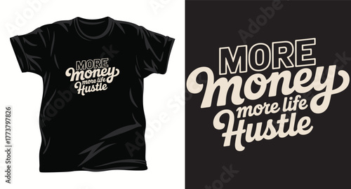 Money graphic vector t shirt design print