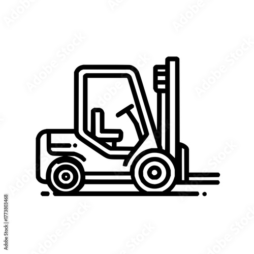 Find the best forklift truck vector image for your project warehouse vehicle equipment and material handling needs