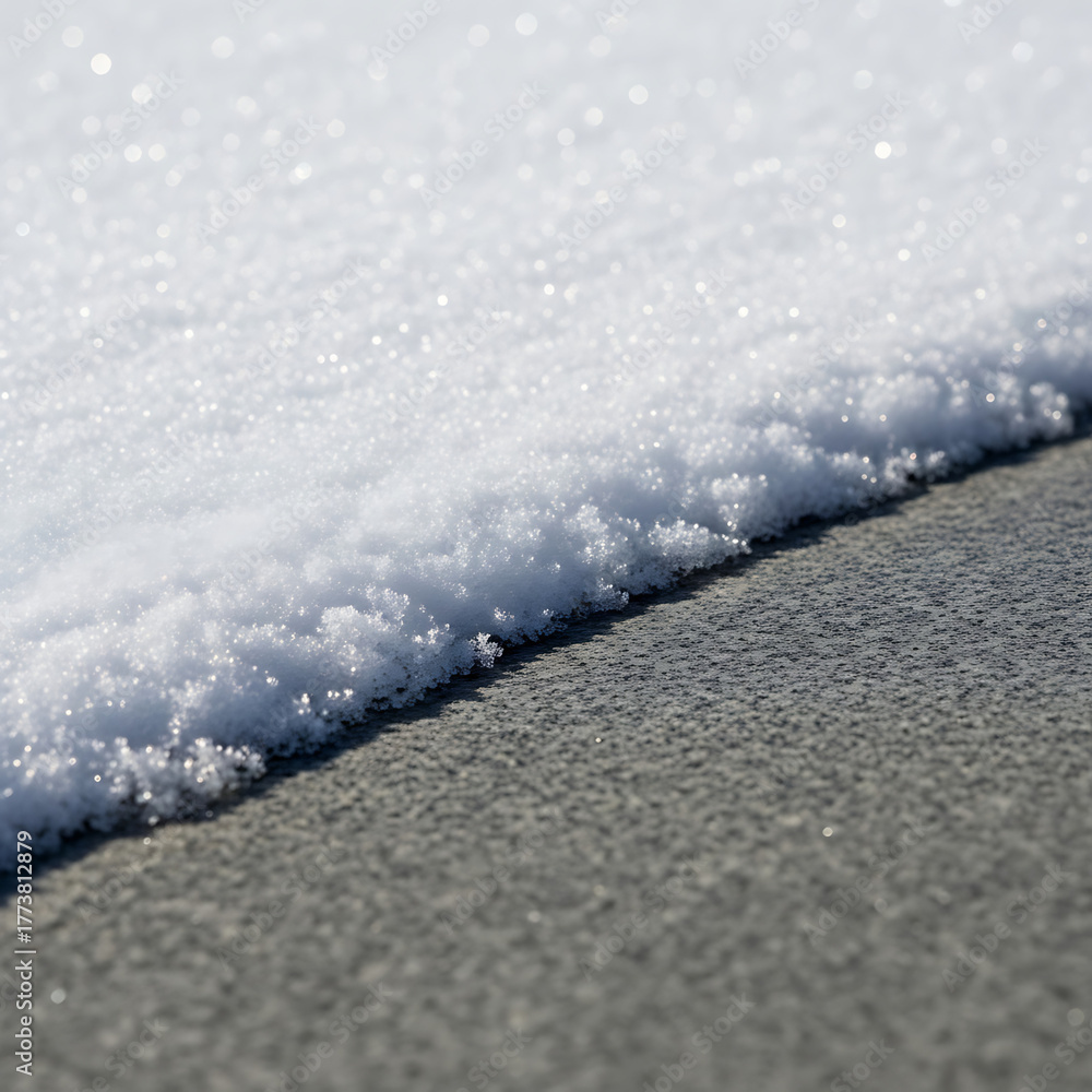 Obraz premium Close up of a textured surface with a layer of white crystals