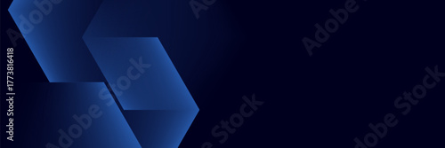 Abstract glowing circle lines on dark blue background. Geometric stripe line art design. Modern shiny blue lines. Futuristic technology concept.vector