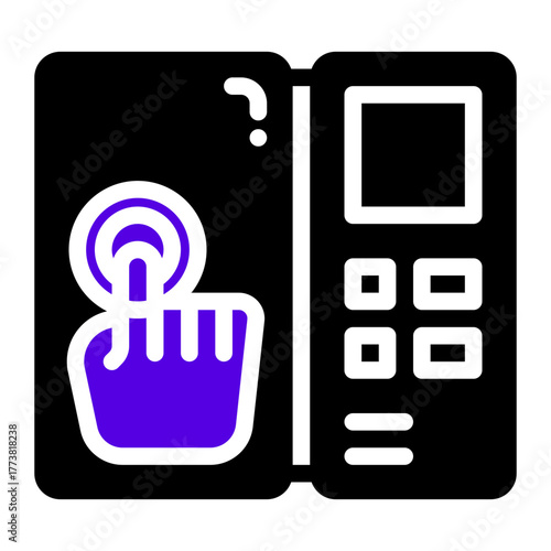 click icon two tone color