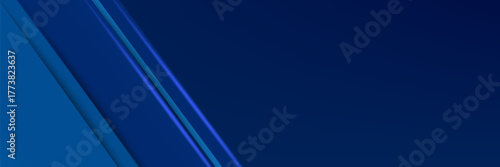 Abstract blue background with shining lines. Modern dark blue background design. Futuristic background dynamic line graphics. Vector illustration