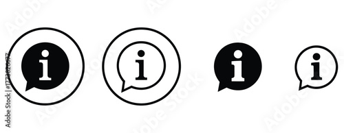 Get professional information icons for app design and user interface, perfect for help desk, faq, and customer support solutions, clear and modern design, easy to customize