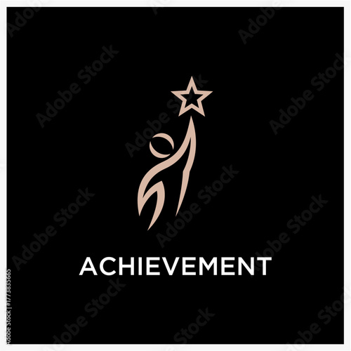 Achieve Your Dreams A Symbol of Success and Reaching for the Stars, Illustrating Personal Growth and Goals