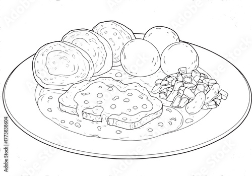 Delightful illustration of czech sv