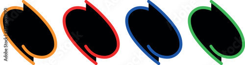 Vibrant and Realistic Multicolor Paper Clips on a Clear Transparent Line – Detailed Vector Art for Classroom, Business, Craft, and Organization Projects