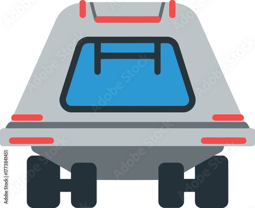 Retro caravan travel adventure outdoor recreation getaway vector