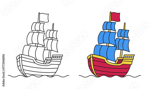 Kids Vehicle Coloring Page Set  for Kids Learning Activity