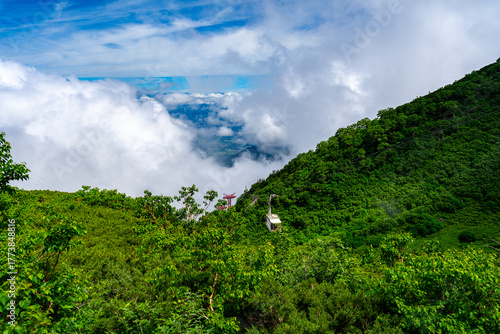 8月の千畳敷カールの風景