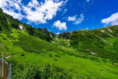 8月の千畳敷カールの風景