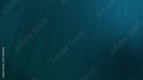 4K Ocean Water Light Rays Background Animation
