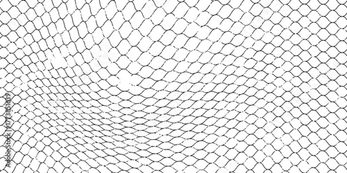 Mesh texture for fishing nets. Grunge pattern for sportswear or soccer goal, volleyball net, basketball hoop, hockey, athletics. Grunge background