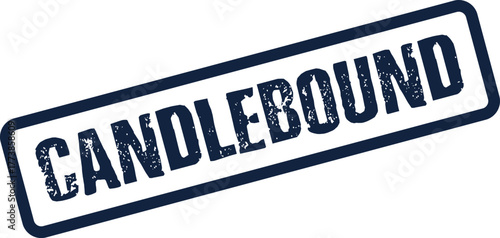 Profound Enigmatic Candlebound Constrained Limited Restricted Fate Destiny Rubber Stamp Mark