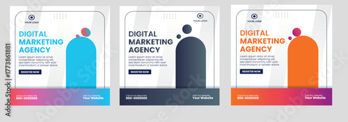 Digital marketing agency and corporate template. Template for Business and Creative