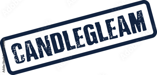Candlegleam grunge stamp representing radiance and brilliance for inspiring modern designs