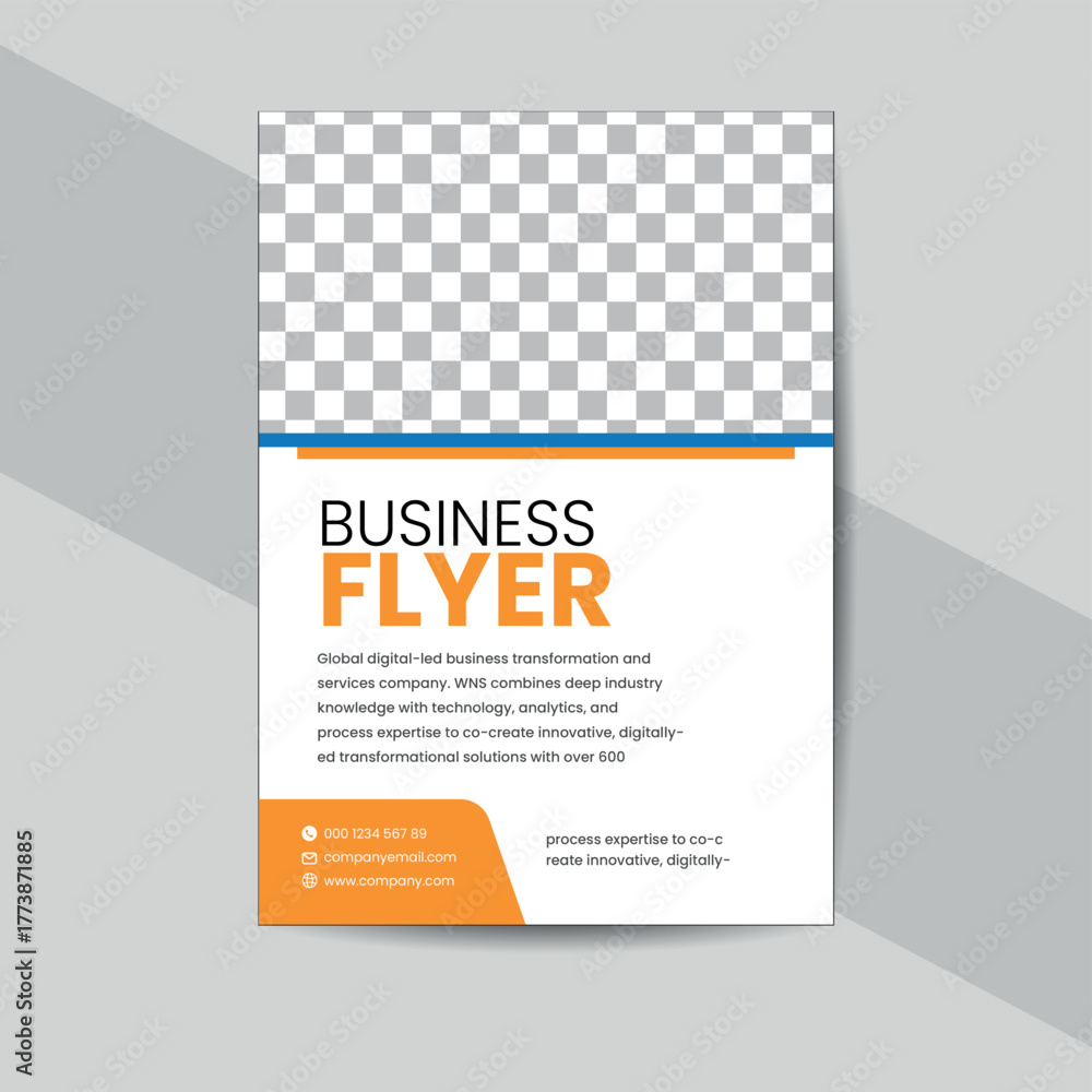 Fototapeta premium corporate business flyers template