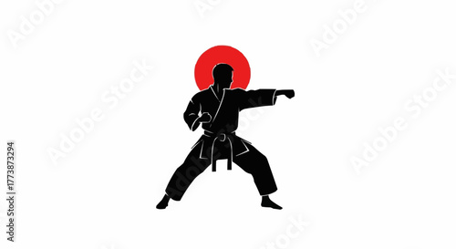 silhouette of a man with a bow