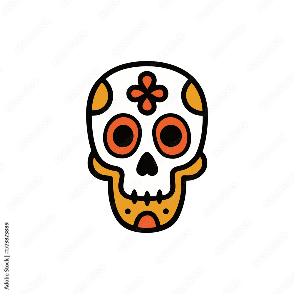 Fototapeta premium skull and crossbones icon 