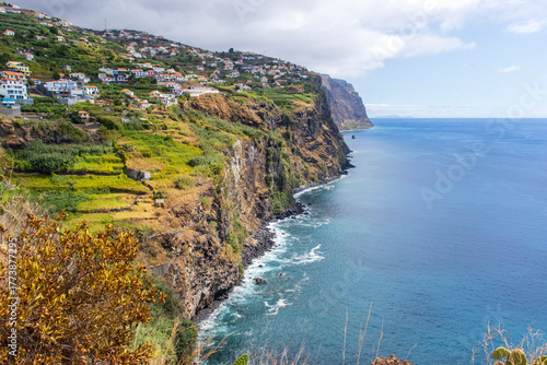 Miradouro de São Sebastião in Ribeira Brava offers panoramic views over the town, valley, and Atlantic Ocean, blending scenic beauty with the charm of Madeira’s coastal landscape.