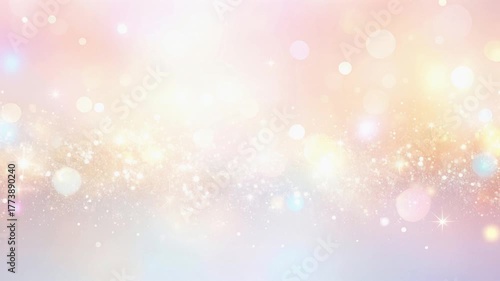 幻想的なオレンジのキラキラの背景	
