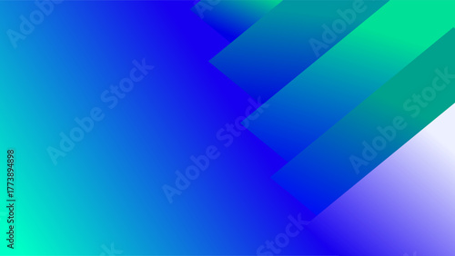 Fading blue green edges abstract background