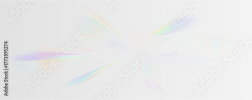 Set of rainbow light flares, reflection effect, falling confetti. Light rainbow lights with transparent effect, sparkling prism, stripe overlay, rainbow crystal, vector, png.