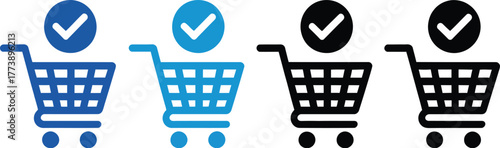 Shopping Cart Icons Collection Perfect for E-commerce & Online Store Design - Buy Now!